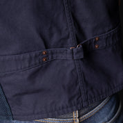 IHV-50-IND - 14oz Sashiko Dobby Cloth / Duck Work Vest - Indigo