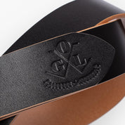 Image showing the OGL-BELT-SPGAR-BLK - OGL Single Prong Garrison Buckle Leather Belt - Black which is a Belts described by the following info Accessories, Belts and sold on the IRON HEART GERMANY online store