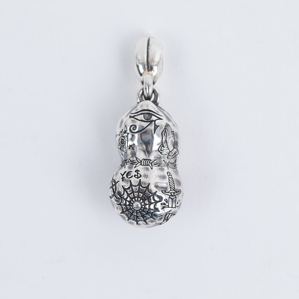 PE-BERO-TATTOO-LARGE-SIL - Peanuts & Co BERO TATTOO PEANUTS Pendant Large - Silver