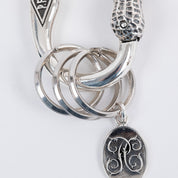 PE-CARABINER-BERO-SIL - Peanuts & Co CARABINER BERO PEANUTS - Silver
