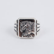 PE-PHARAOS-HORSE-RING-SIL - Peanuts & Co Pharaos Horse Ring - Silver