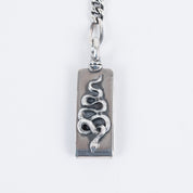 PE-SNAKE-CLIP-KEYCHAIN-SIL - Peanuts & Co SNAKE CLIP KEYCHAIN - Silver