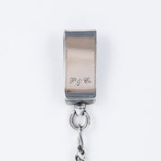 PE-SNAKE-CLIP-KEYCHAIN-SIL - Peanuts & Co SNAKE CLIP KEYCHAIN - Silver