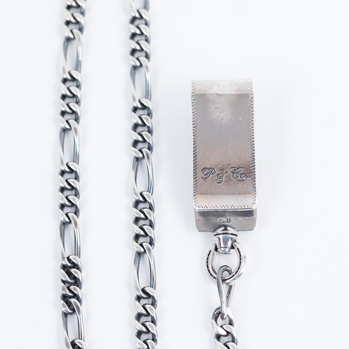 PE-SNAKE-WALLETCHAIN-SIL - Peanuts & Co SNAKE CLIP WALLET CHAIN - Silver