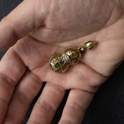 PE-TATTOO-LARGE-BRA - Peanuts & Co TATTOO PEANUTS Pendant Large- Brass/ Silver