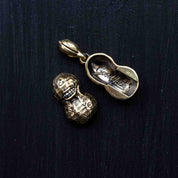 PE-TATTOO-LARGE-BRA - Peanuts & Co TATTOO PEANUTS Pendant Large- Brass/ Silver