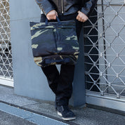 PO-COUNTER-HELMET-BAG-CAM - Porter-Yoshida & Co. COUNTER SHADE HELMET BAG - Woodland Khaki