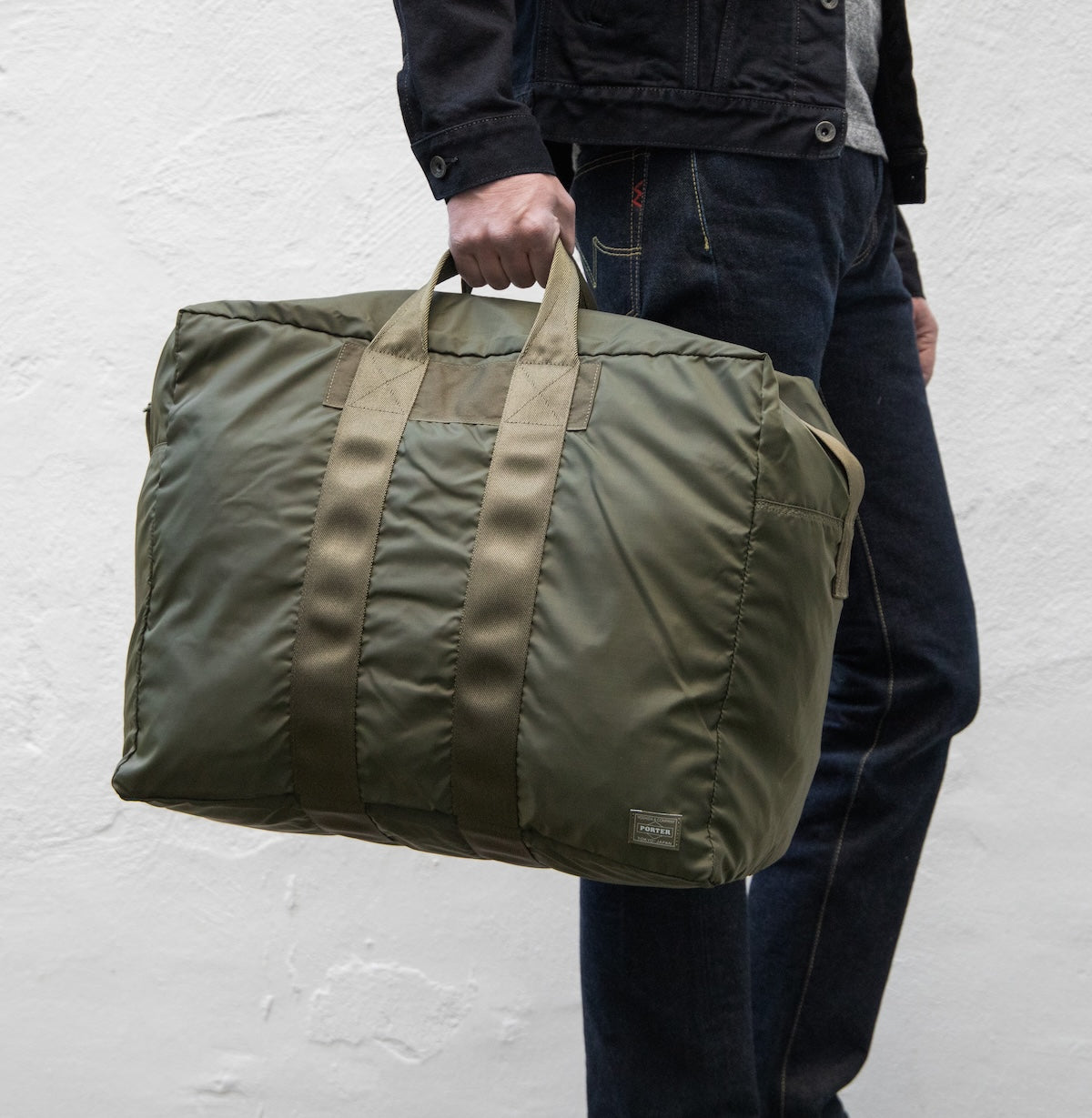PO-FLEX-DUFFLE-BAG-OLV - Porter-Yoshida & Co - FLEX 2WAY DUFFLE