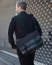 PO-HEAT-MESSENGER-BLK - Porter-Yoshida & Co. HEAT MESSENGER BAG (L) - Black