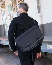 PO-MONO-MESSENGER-BLK - Porter-Yoshida & Co. MONOCHROME MESSENGER BAG - Black