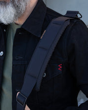 PO-MONO-MESSENGER-BLK - Porter-Yoshida & Co. MONOCHROME MESSENGER BAG - Black