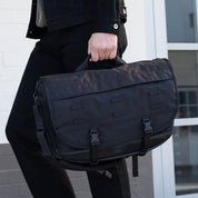 PO-MONO-MESSENGER-BLK - Porter-Yoshida & Co. MONOCHROME MESSENGER BAG - Black