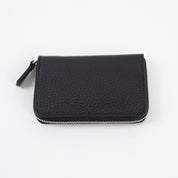 PO-GLAZE-COIN-CASE-BLK - Porter-Yoshida & Co. - GLAZE ZIP COIN CASE - Black