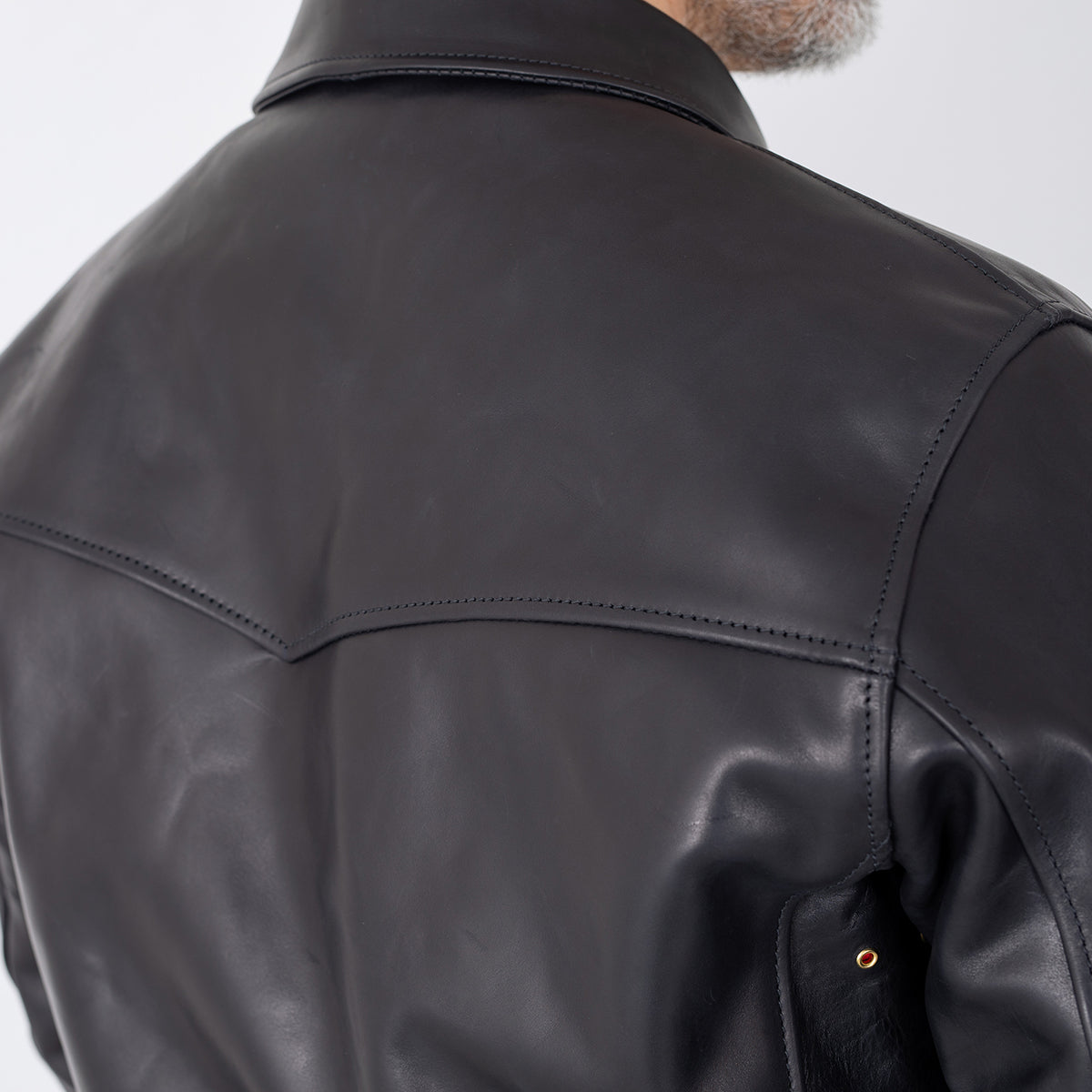 SB-ROADSTER-CS-BLK - Simmons Bilt "Roadster" Calfskin Jacket - Black