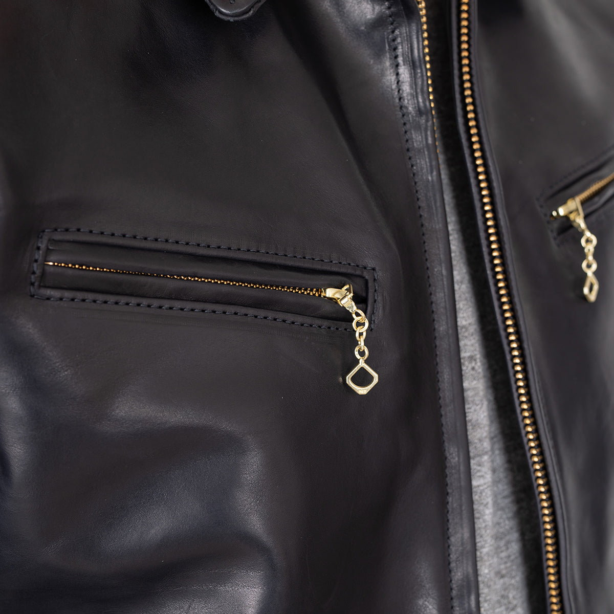 SB-ROADSTER-CS-BLK - Simmons Bilt "Roadster" Calfskin Jacket - Black