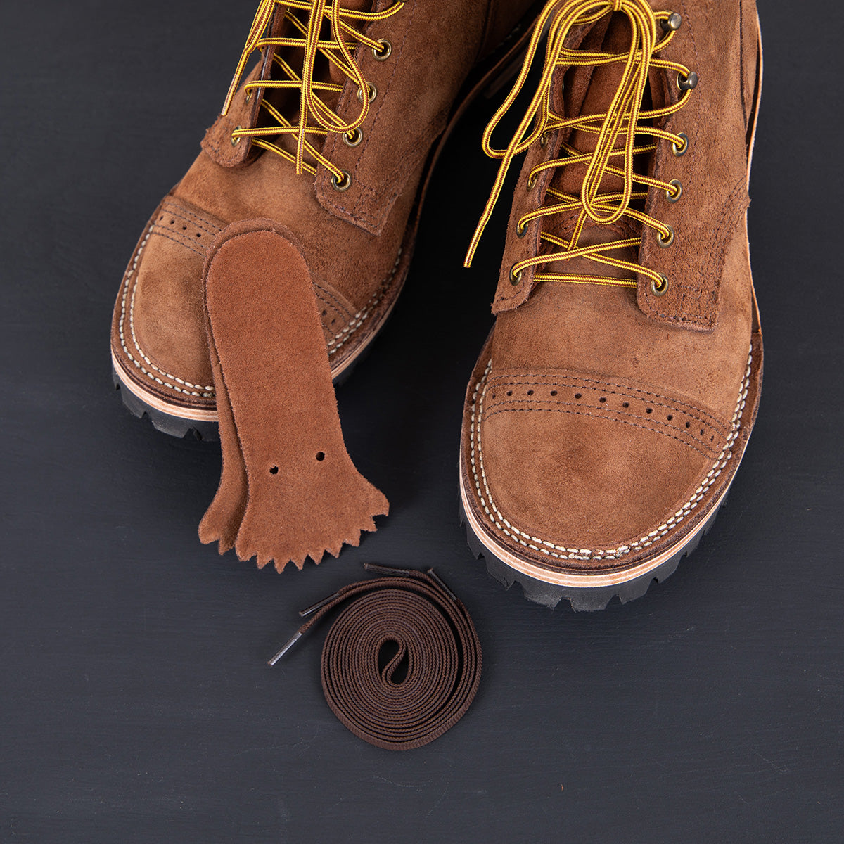 WE-BR907P100TC-BRN - Wesco Custom Warren Roughout - Brown