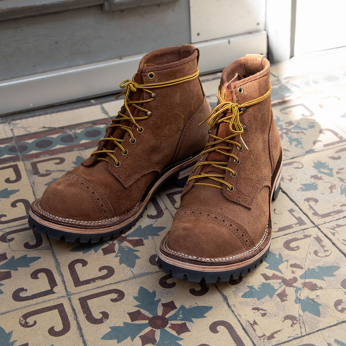 WE-BR907P100TC-BRN - Wesco Custom Warren Roughout - Brown