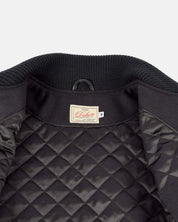 Image showing the DE-JA0002-BLK - Dehen 1920 Varsity Jacket Black which is a Jackets described by the following info Dehen 1920, Jackets, Released, Tops and sold on the IRON HEART GERMANY online store
