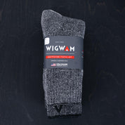 Image showing the WI-F2322-BLK - Merino Comfort Hiker 2-Pack - Black II which is a Socks described by the following info Footwear, IHSALE_M23, Socks, Wigwam and sold on the IRON HEART GERMANY online store