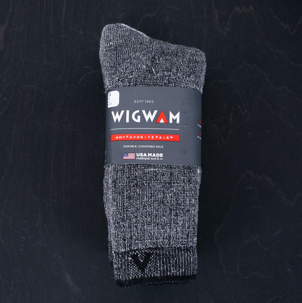 Image showing the WI-F2322-BLK - Merino Comfort Hiker 2-Pack - Black II which is a Socks described by the following info Footwear, IHSALE_M23, Socks, Wigwam and sold on the IRON HEART GERMANY online store
