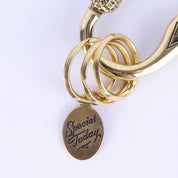 Image showing the Peanuts & Co PEANUTS CARABINER- Brass which is a Others described by the following info Accessories, Others, Peanuts & Co, Released and sold on the IRON HEART GERMANY online store