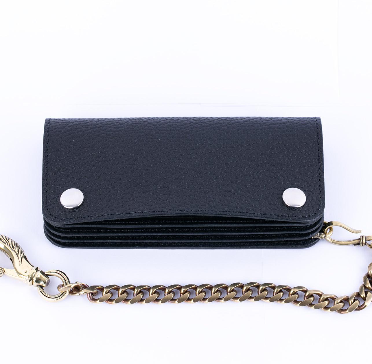 Peanuts & Co LONG TRUCKER WALLET- Black leather
