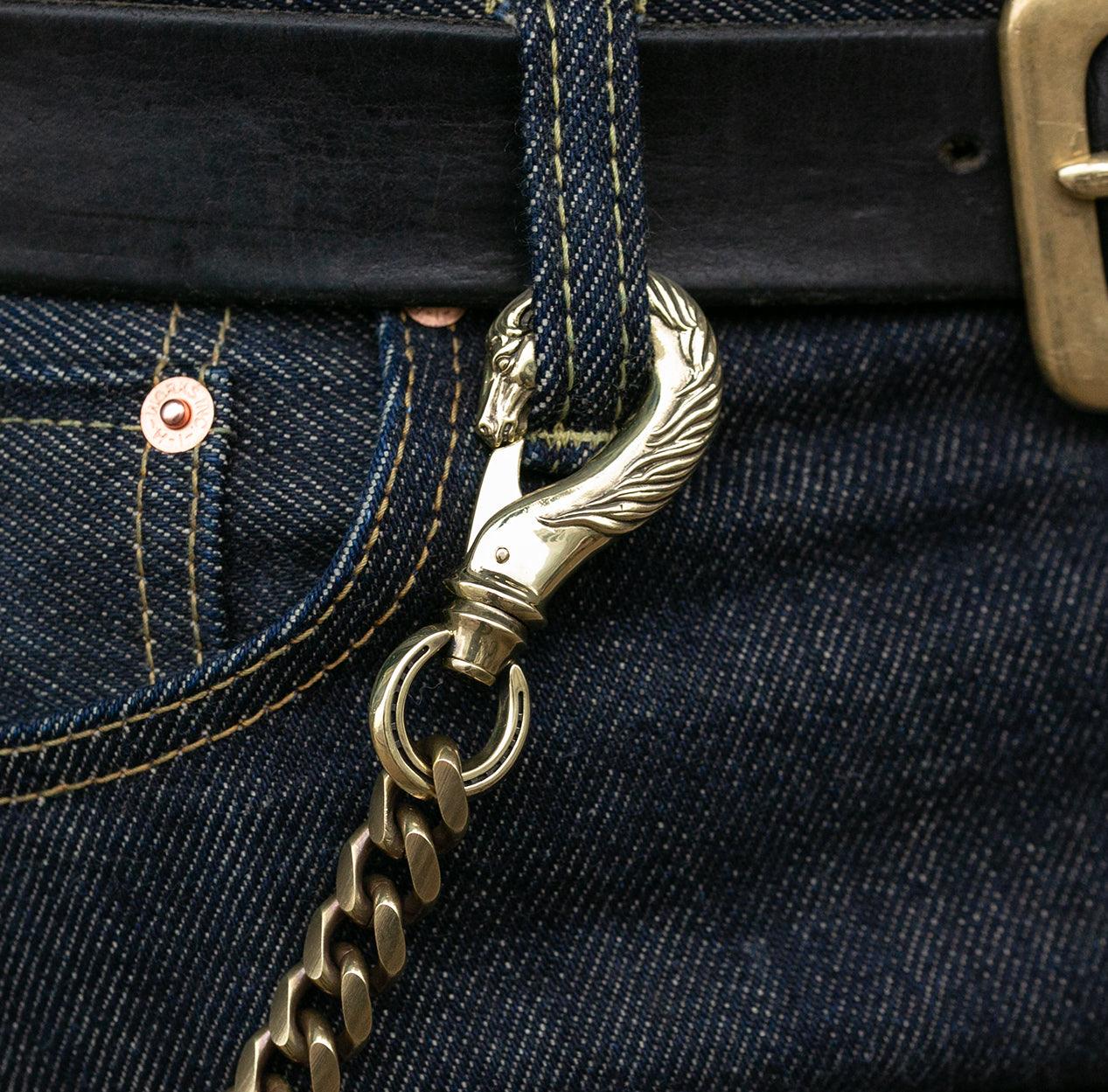 Peanuts & Co Horse Wallet Chain (horse×horse) - Brass