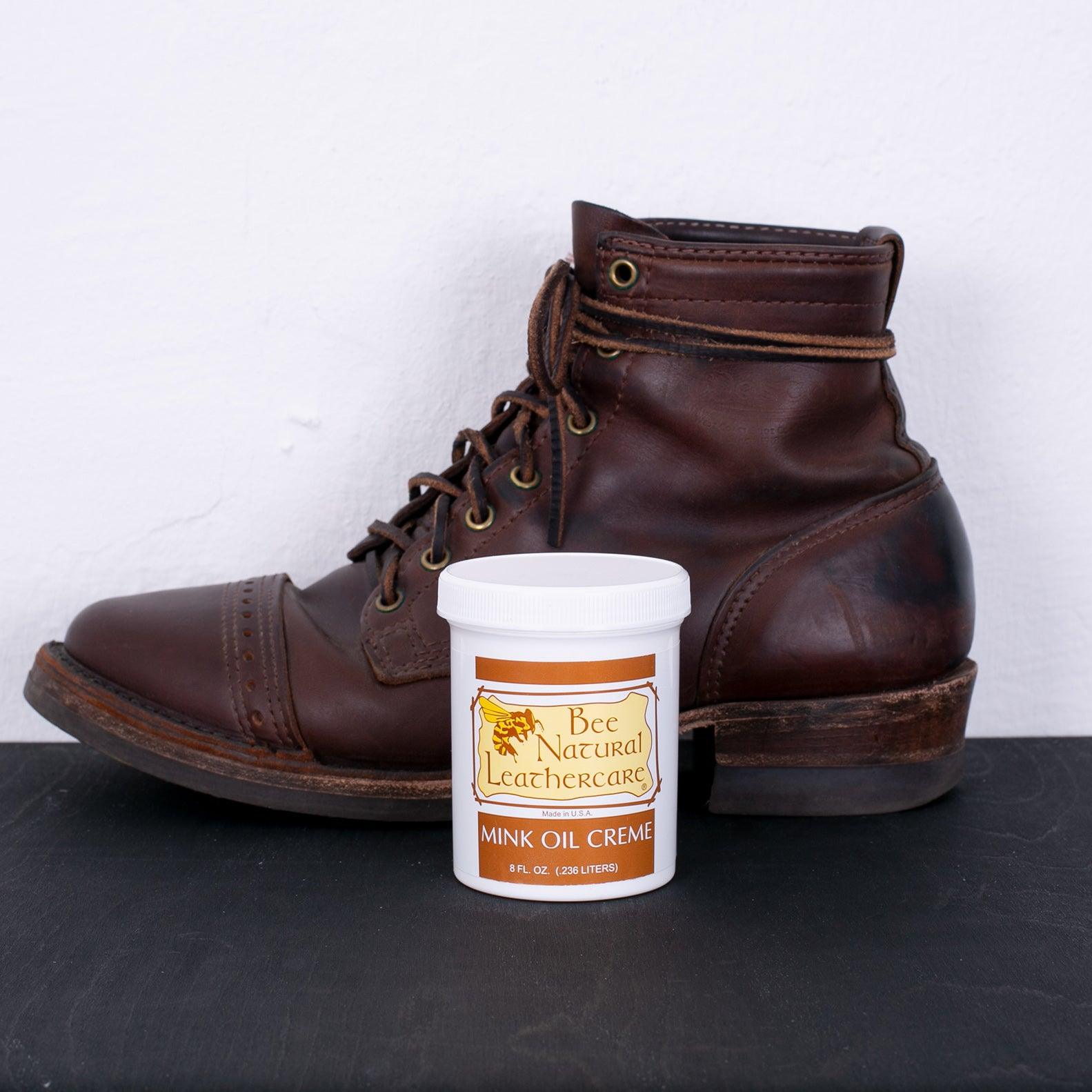 Image showing the Bee Natural - Mink Oil Creme which is a Shoecare described by the following info Footwear, Shoecare, Wesco and sold on the IRON HEART GERMANY online store
