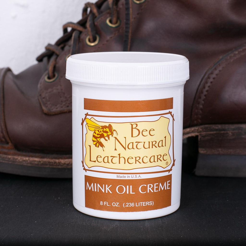 Image showing the Bee Natural - Mink Oil Creme which is a Shoecare described by the following info Footwear, Shoecare, Wesco and sold on the IRON HEART GERMANY online store