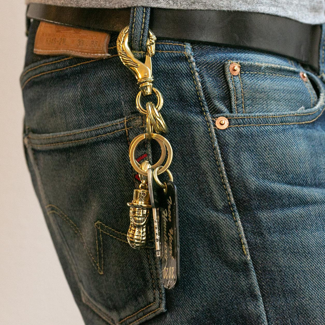 Image showing the Peanuts & Co Horse Key Hook Large - Brass which is a Others described by the following info Accessories, Others, Peanuts & Co, Released and sold on the IRON HEART GERMANY online store