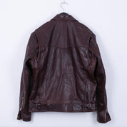 Image showing the SB-TG-JPN/HO-BRN - Simmons Bilt Japanese Horsehide Jacket - Brown which is a LEATHER JACKETS described by the following info IHSALE_M23, Jackets, LEATHER JACKETS, SIMMONS BILT, Tops and sold on the IRON HEART GERMANY online store