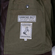 Image showing the SB-TG-JPN/HO-BRN - Simmons Bilt Japanese Horsehide Jacket - Brown which is a LEATHER JACKETS described by the following info IHSALE_M23, Jackets, LEATHER JACKETS, SIMMONS BILT, Tops and sold on the IRON HEART GERMANY online store