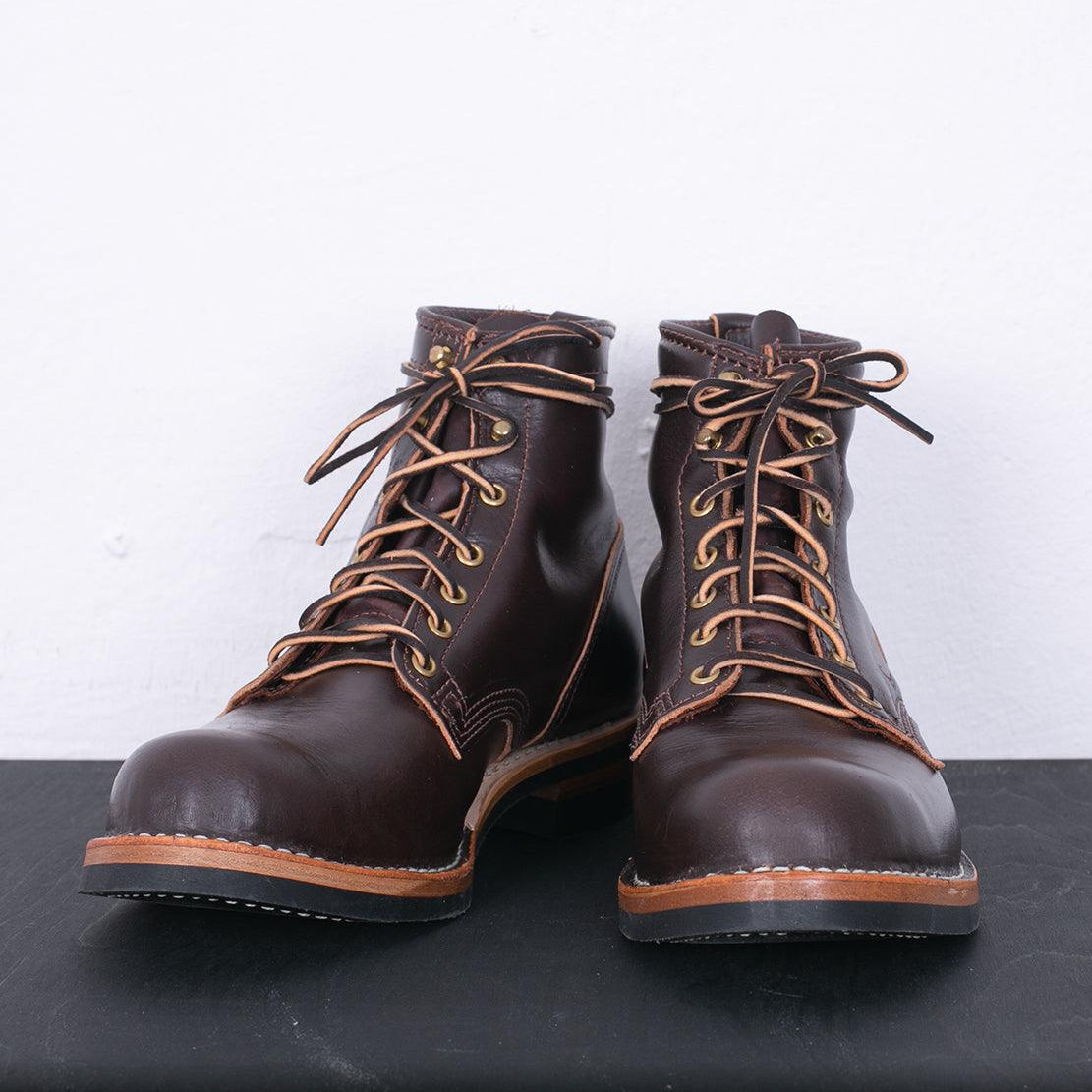 Image showing the WE-907CXL-BRN - Wesco Custom Warren Chromexcel - brown which is a Boots described by the following info Boots, Footwear, Wesco and sold on the IRON HEART GERMANY online store