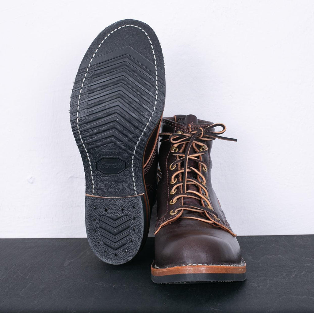 Image showing the WE-907CXL-BRN - Wesco Custom Warren Chromexcel - brown which is a Boots described by the following info Boots, Footwear, Wesco and sold on the IRON HEART GERMANY online store