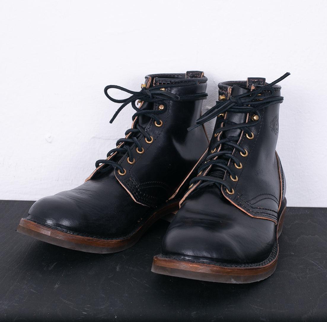 Image showing the WE-207700H-BLK - WESCO Custom Jobmaster Horsehide Black which is a Boots described by the following info Boots, Footwear, Wesco and sold on the IRON HEART GERMANY online store