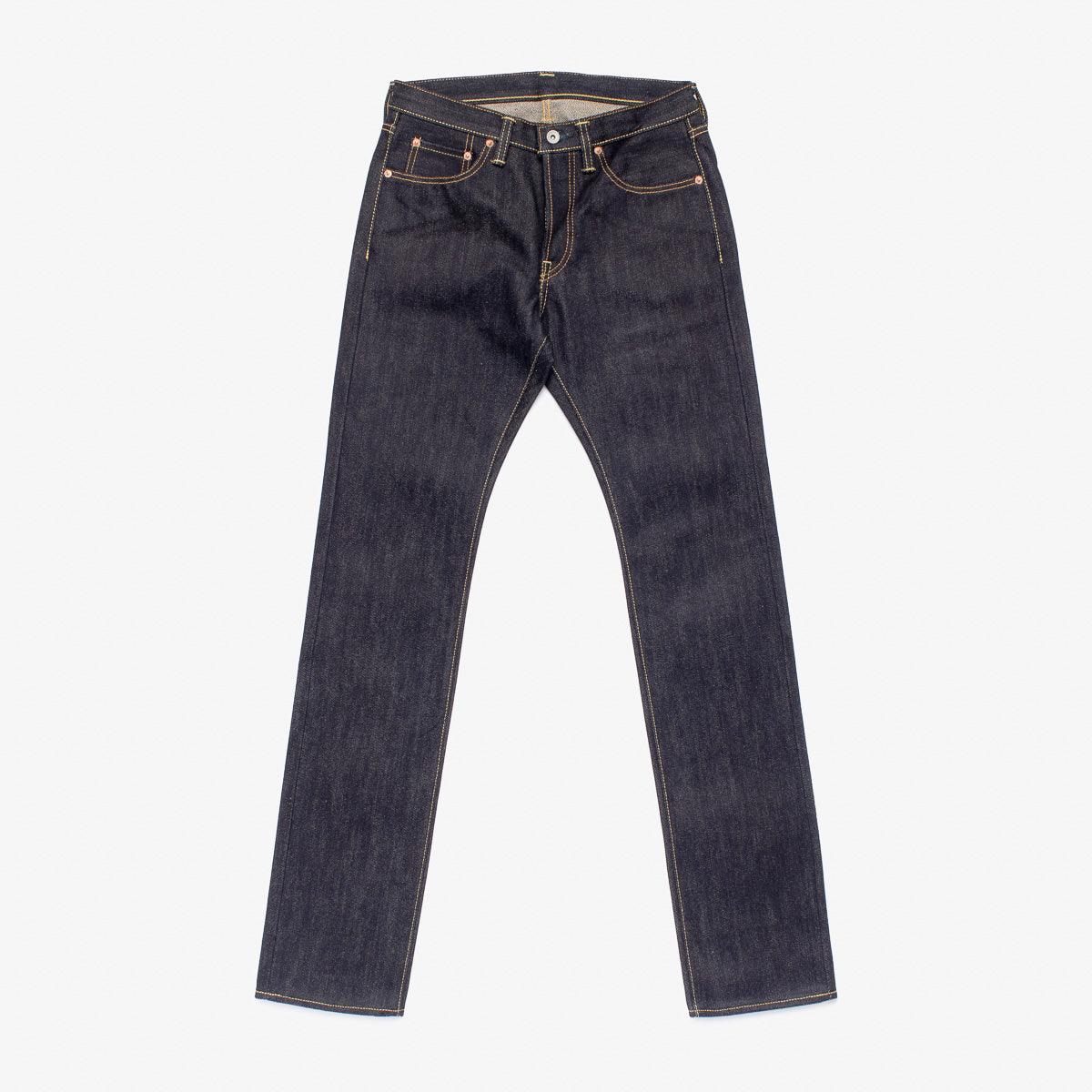 IH-555-XHS - 25oz Selvedge Denim Slim Straight Cut Jeans in Indigo