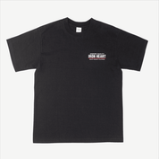 Image showing the IHT-IHG#4-BLK - Iron Heart Germany 7.5oz Loopwheel Crew Neck T-Shirt Black which is a T-Shirts described by the following info IHSALE_M23, Iron Heart, Released, T-Shirts, Tops and sold on the IRON HEART GERMANY online store