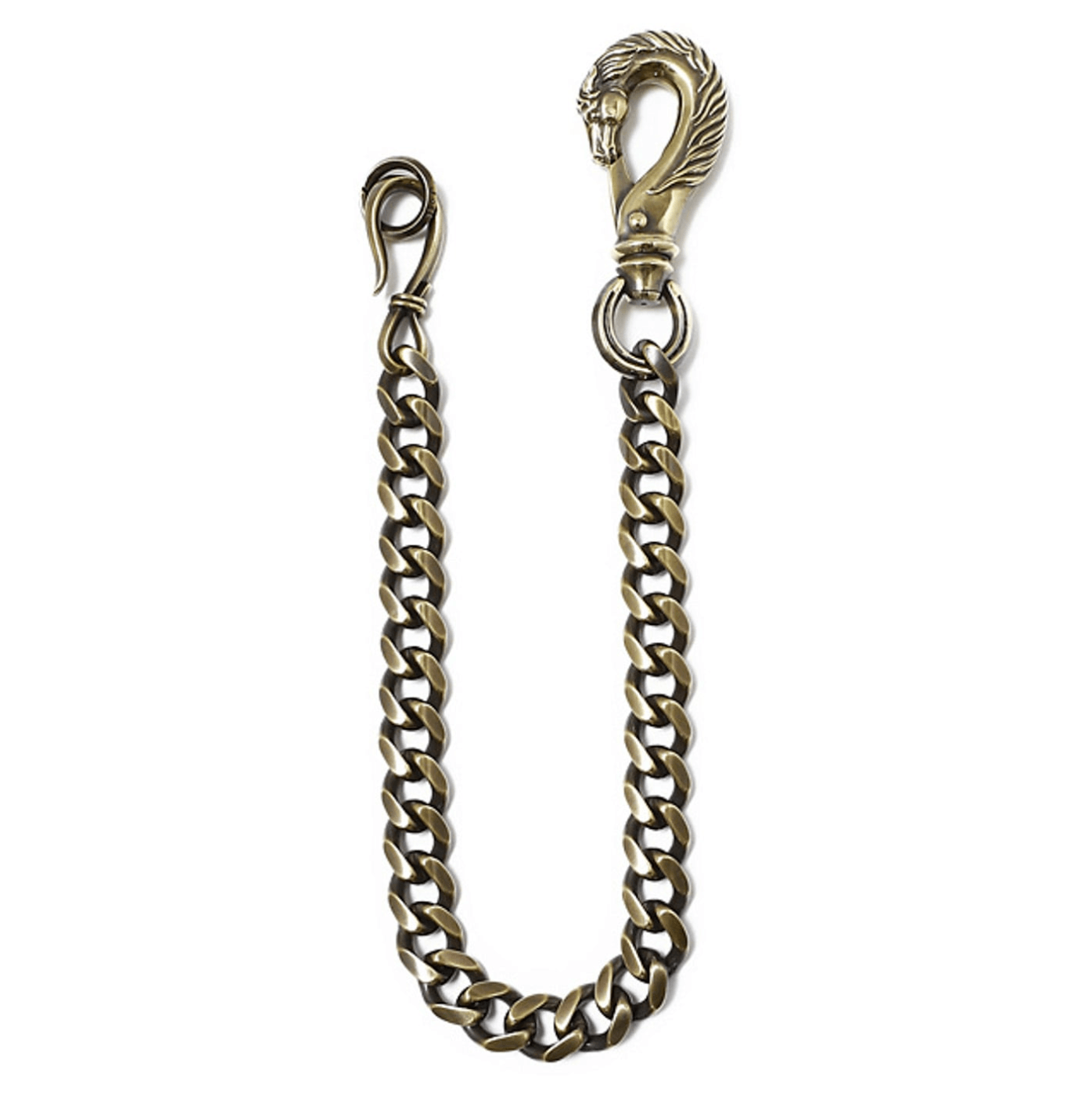 Peanuts & Co Horse Wallet Chain (horse×hook) - Brass