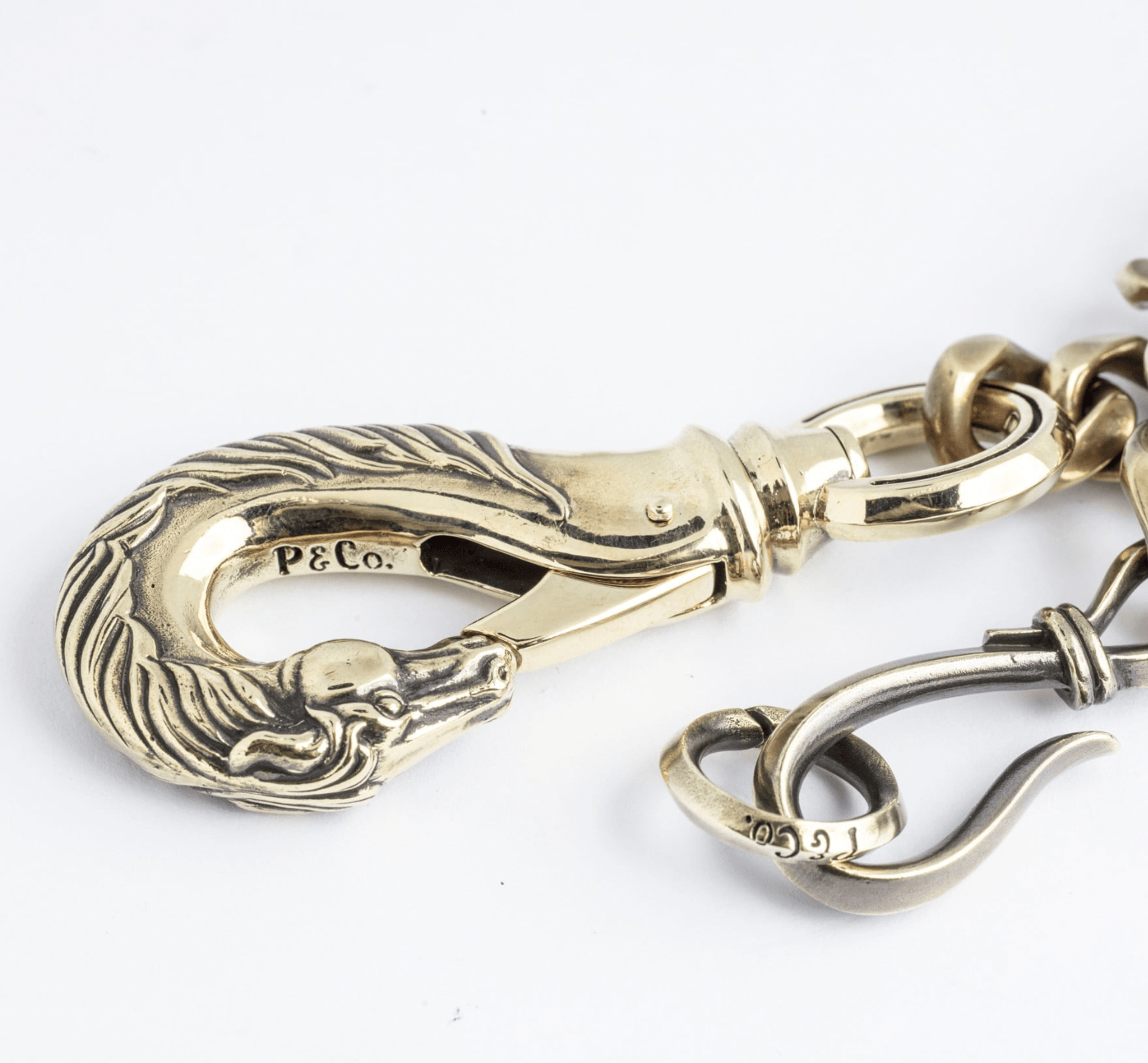 Peanuts & Co Horse Wallet Chain (horse×hook) - Brass