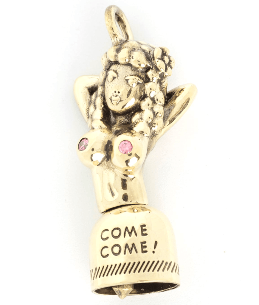 Image showing the Peanuts & Co COME COME BELL key ring pendant - Brass which is a Others described by the following info Accessories, Others, Peanuts & Co, Released and sold on the IRON HEART GERMANY online store