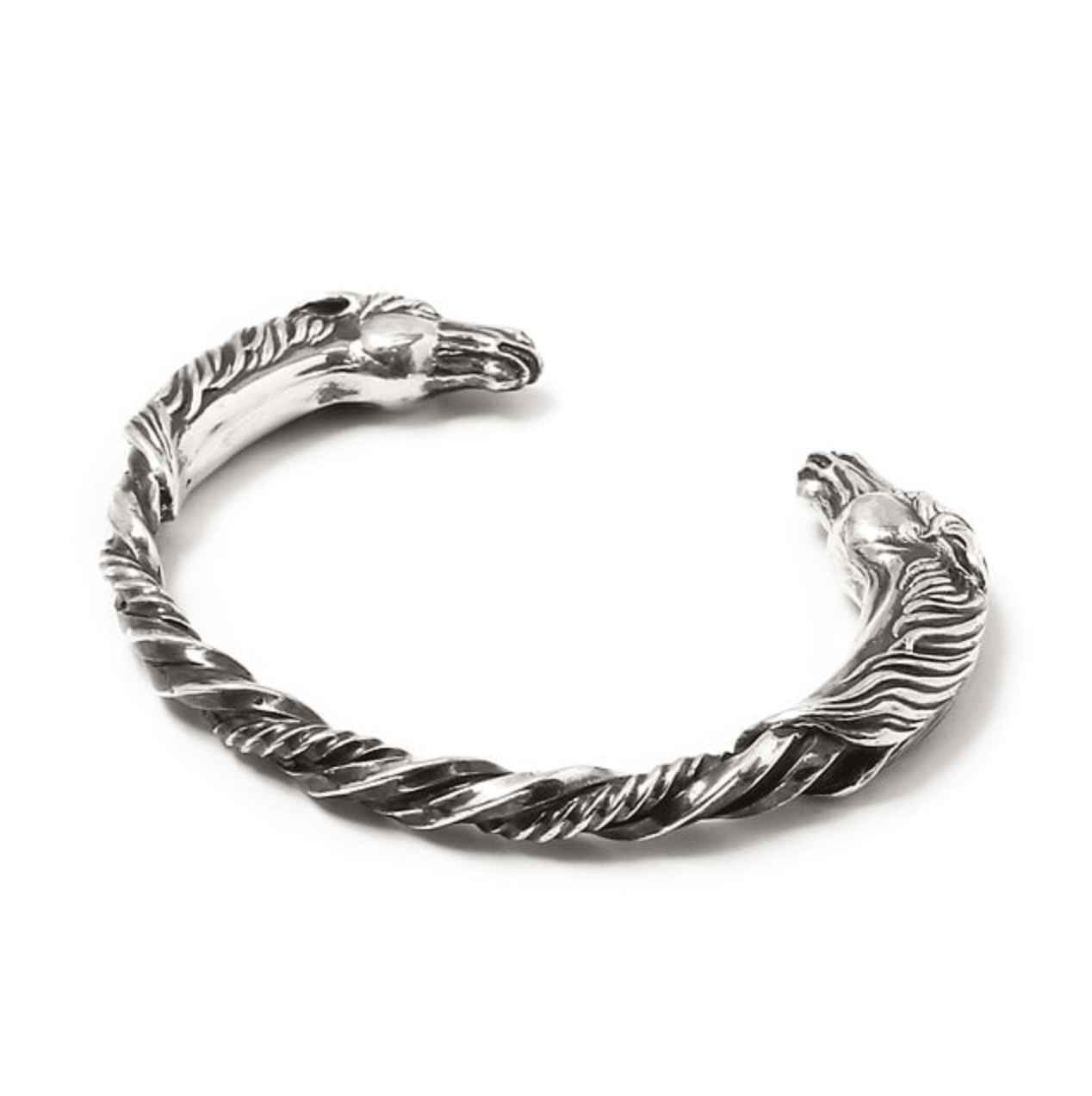 Image showing the Peanuts & Co HORSE TWIST BANGLE - Silver which is a Jewellery described by the following info Accessories, Jewellery, Peanuts & Co, Released and sold on the IRON HEART GERMANY online store