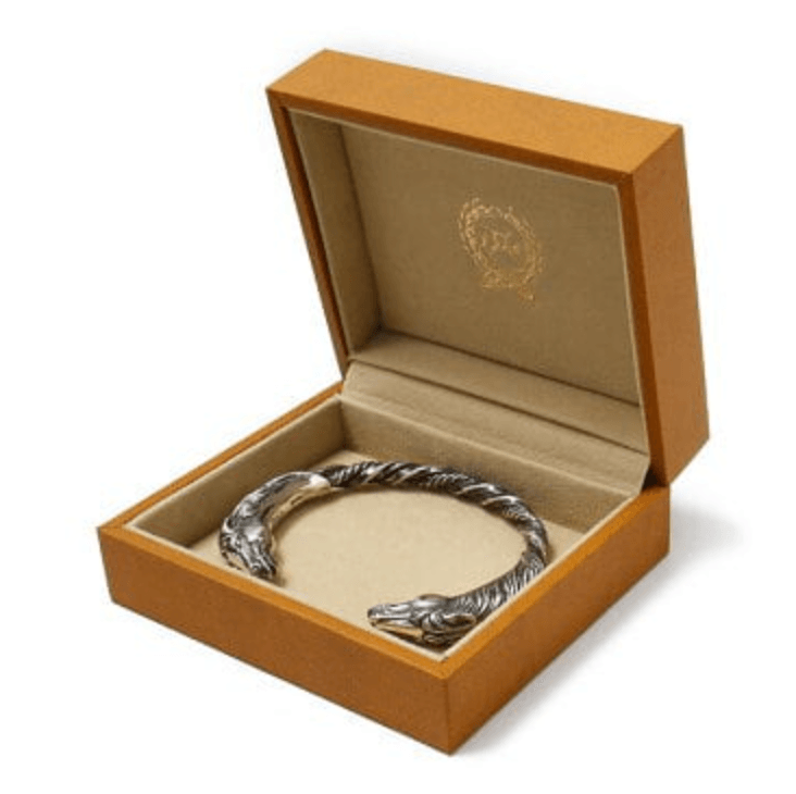 Image showing the Peanuts & Co HORSE TWIST BANGLE - Silver which is a Jewellery described by the following info Accessories, Jewellery, Peanuts & Co, Released and sold on the IRON HEART GERMANY online store