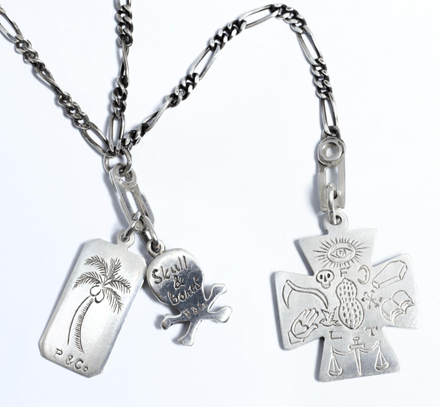 Image showing the Peanuts & Co MASONIC Chain - Silver which is a Jewellery described by the following info Accessories, Jewellery, Peanuts & Co, Released and sold on the IRON HEART GERMANY online store