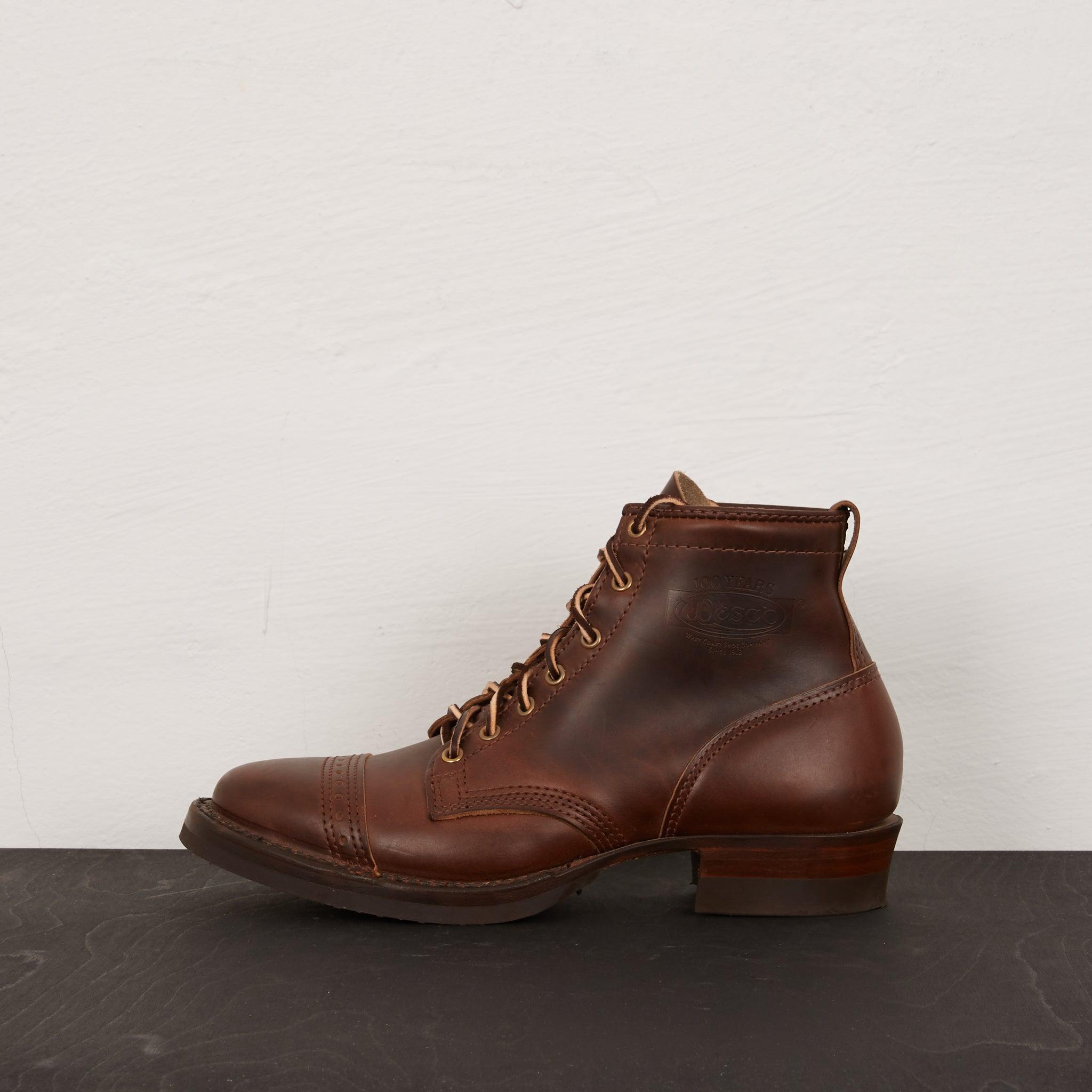 Image showing the WE-BRCXL907-BRN - WESCO Custom Hendrik Chromexcel - Brown which is a Boots described by the following info Boots, Footwear, Wesco and sold on the IRON HEART GERMANY online store