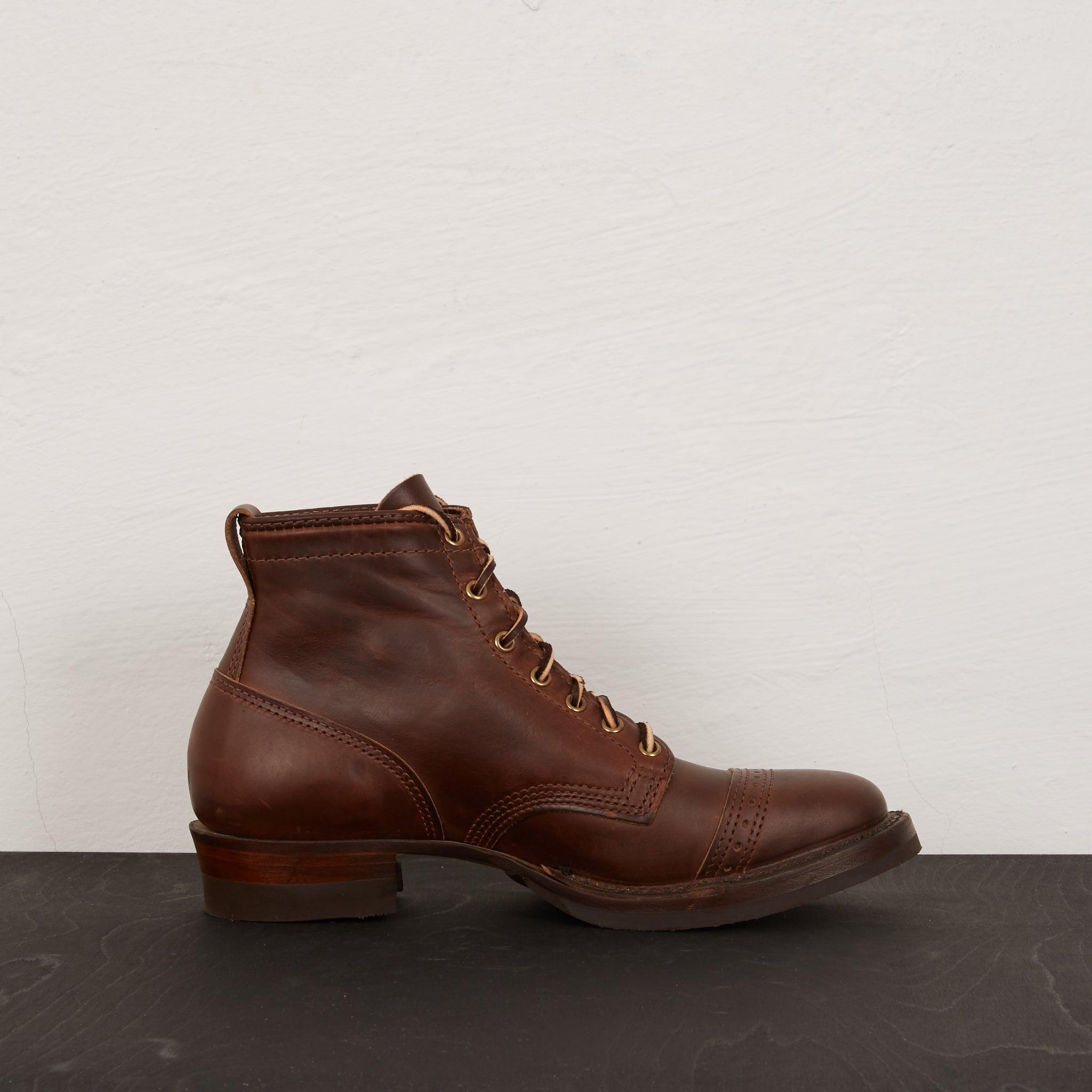 Image showing the WE-BRCXL907-BRN - WESCO Custom Hendrik Chromexcel - Brown which is a Boots described by the following info Boots, Footwear, Wesco and sold on the IRON HEART GERMANY online store