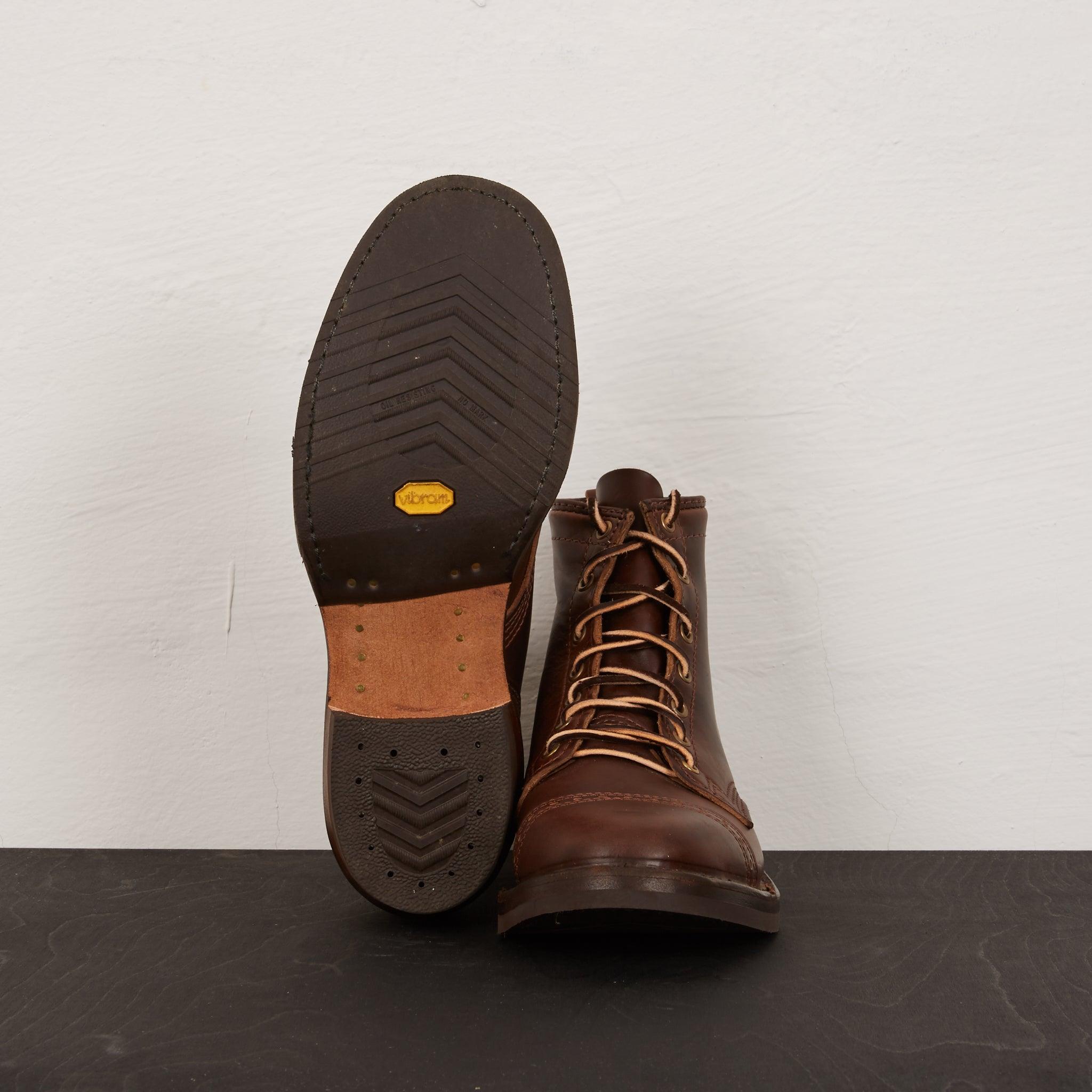 Image showing the WE-BRCXL907-BRN - WESCO Custom Hendrik Chromexcel - Brown which is a Boots described by the following info Boots, Footwear, Wesco and sold on the IRON HEART GERMANY online store