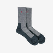 Image showing the IHG-030-GRYCHA - Iron Heart Work Boot Socks - Grey/Charcoal which is a Socks described by the following info Accessories, IHSALE_M23, Iron Heart, Released, Socks and sold on the IRON HEART GERMANY online store