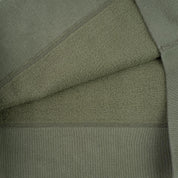 Image showing the IHSW-69L-OLV - 14oz Ultra Heavyweight Loopwheel Cotton Crew Neck Sweat - Olive which is a Sweatshirts described by the following info IHSALE_M23, Iron Heart, Released, Sweatshirts, Tops and sold on the IRON HEART GERMANY online store