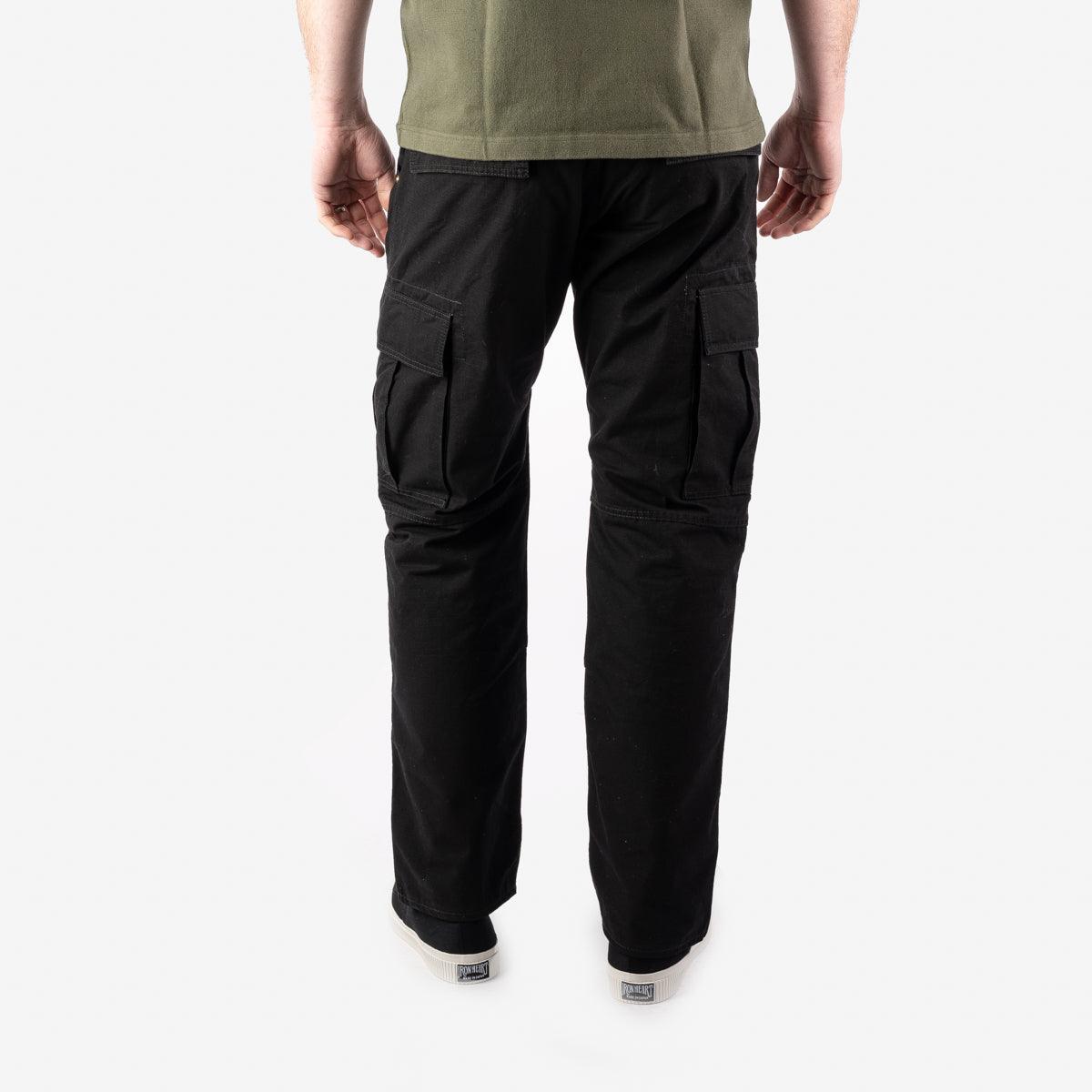 IH-734-BLK - 8oz Ripstop Cargo - Black – IRON HEART GERMANY