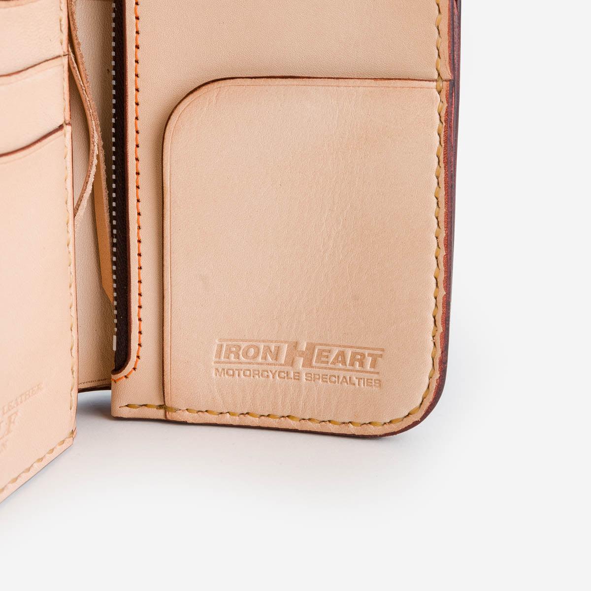 IHG-02-OXB - Medium Shell Cordovan Wallet - Oxblood – IRON HEART